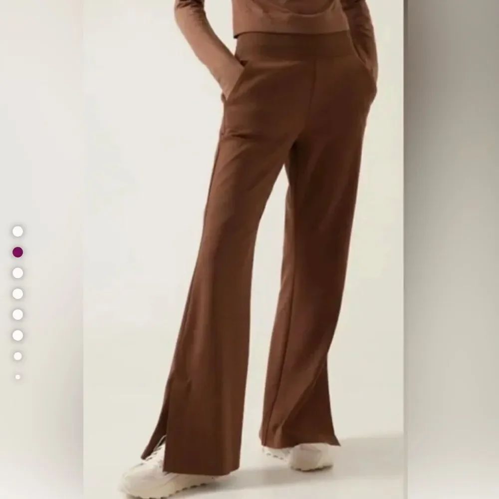 Athleta Venice Flare Pant Mahogany Brown XS FLAW